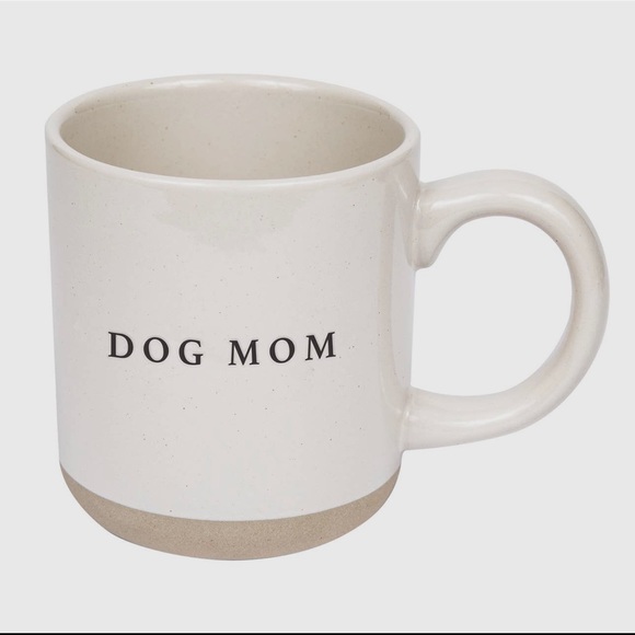 Dog Mom Stoneware Coffee Mug - Picture 3 of 3